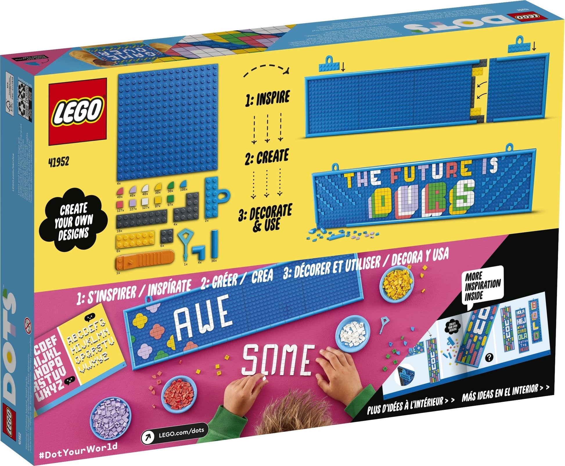LEGO Dots Series 41952 Big Message Board- Auzzi Store