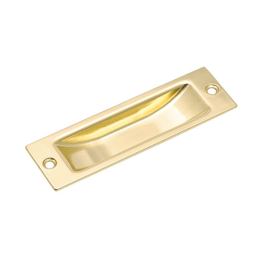 Prestige Brass Flush Pull Handle - 33mm x 113mm - Zinc Alloy - Traditional Design - Auzzistore