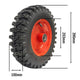 Sherlock 16 Inch Heavy Duty Tread Wheelbarrow Wheel Steel Rubber Durable