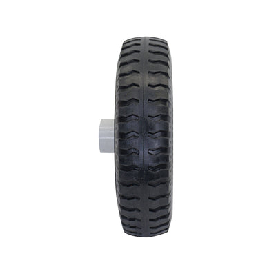 Easyroll 5/8 Inch 250 x 4 Flat Free Wheel - Steel Hub - Puncture Proof