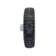 Easyroll 5/8 Inch 250 x 4 Flat Free Wheel - Steel Hub - Puncture Proof