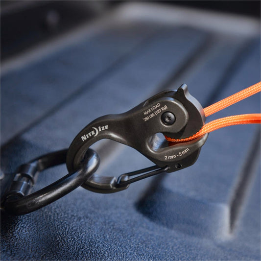 Nite Ize CamJam XT Aluminum Rope and Cord Tightener - 280 lbs Capacity - 33.6mm x 19mm x 63.1mm – view 2 - Auzzistore