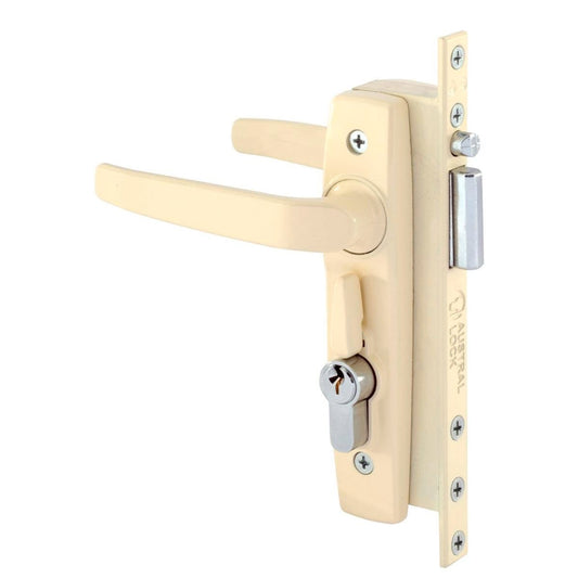 Gainsborough Hinged Security Door Deadlock - 45mm - Zinc - Snib Locking - Auzzistore