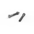 Zenith M16 Hot Dipped Galvanised Hex Head Bolt and Nut 120mm Steel