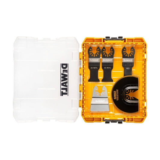 Dewalt Oscillating Multi Tool Saw Blade Set 5 Piece - 200mm x 40mm x 290mm - High-Speed Steel – view 2 - Auzzistore