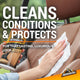 Armor All Leather Cleaning Wipes - 24 Pack - 84mm x 220mm - Biodegradable