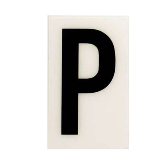 Sandleford 60mm White Self Adhesive House Letter P - Polycarbonate