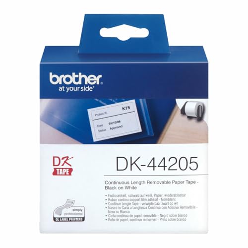 BROTHER DK44205 White Roll