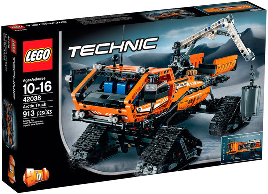 LEGO 42038 Arctic Truck: Snow Crawler with Crane & Tracks - Auzzistore