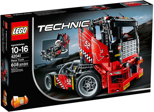 LEGO 42041 Race Truck: Build & Race a Powerful V8 Engine - Auzzistore