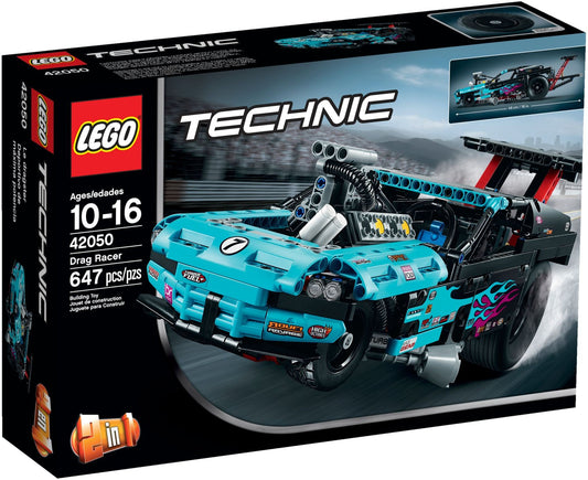 LEGO 42050 Drag Racer: Build & Race a Wheelie King! - Auzzistore