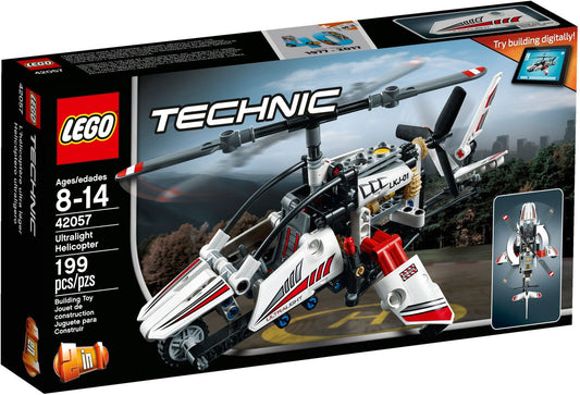 LEGO 42057 Ultralight Helicopter: 2-in-1 Buildable Aircraft Model - Auzzistore