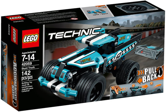 LEGO 42059 Technic Stunt Truck: Pull-back Racing Toy - Auzzistore