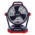 Ecomax 30cm Misting Fan EMF503014M Red Black PP/Metal Portable