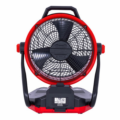Ecomax 30cm Misting Fan EMF503014M Red Black PP/Metal Portable