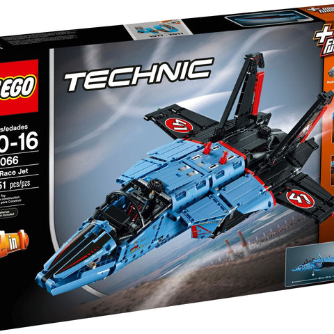LEGO 42066 Air Race Jet: Motorized Technic Plane - Auzzistore