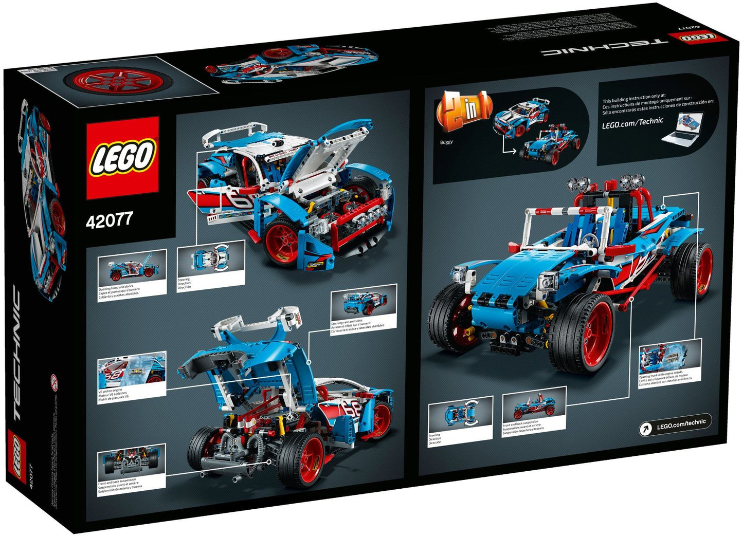 LEGO 42077 Technic Rally Car- Auzzi Store