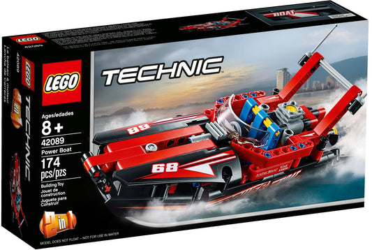 LEGO 42089 Power Boat - Speedboat Racing Toy - Auzzistore