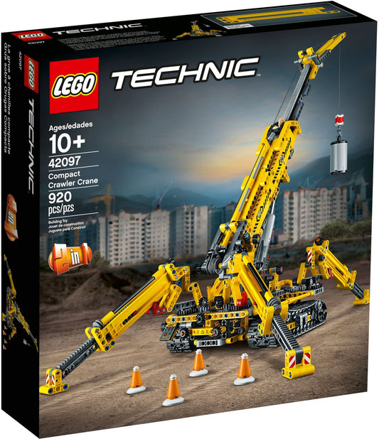 LEGO 42097 Compact Crawler Crane & Tower Crane 2-in-1 Set - Auzzistore