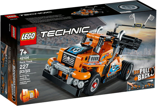 LEGO 42104 Race Truck: Pull-Back Action Toy Car - Auzzistore