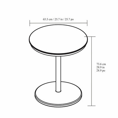 Agio Stinsley Bistro Set 3 Piece Black Aluminium Sintered Stone Durable