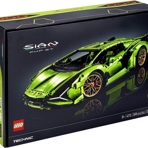 LEGO 42115 Lamborghini Sián FKP 37 Technic Supercar Model - Auzzistore