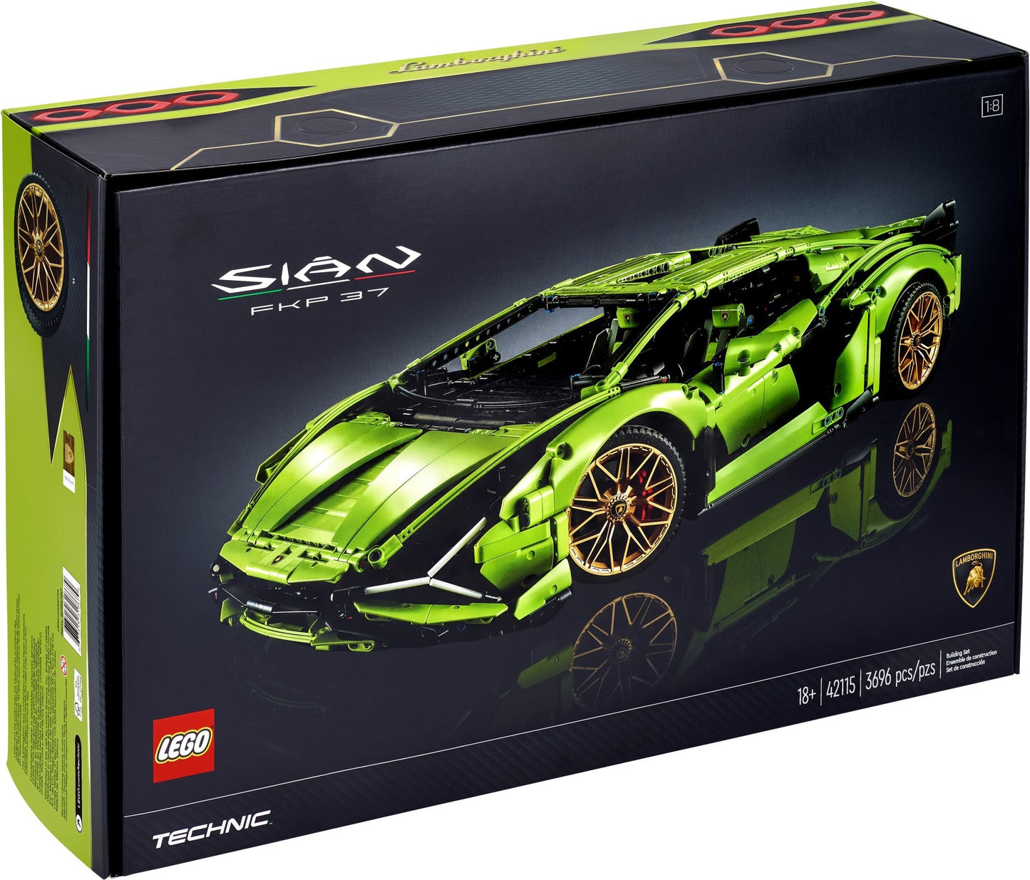 LEGO 42115 Lamborghini Sián FKP 37 Technic Supercar Model