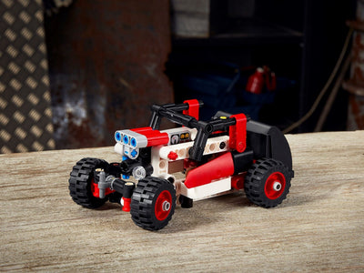 LEGO 42116 Skid Steer Loader & Hot Rod 2-in-1 Building Kit
