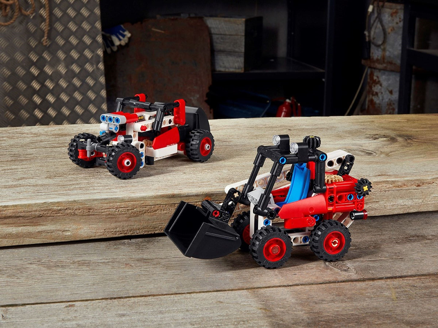 LEGO 42116 Skid Steer Loader & Hot Rod 2-in-1 Building Kit
