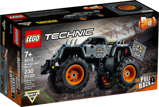 LEGO 42119 Technic Monster Jam Max-D Pull-Back Truck 2-in-1 - Auzzistore