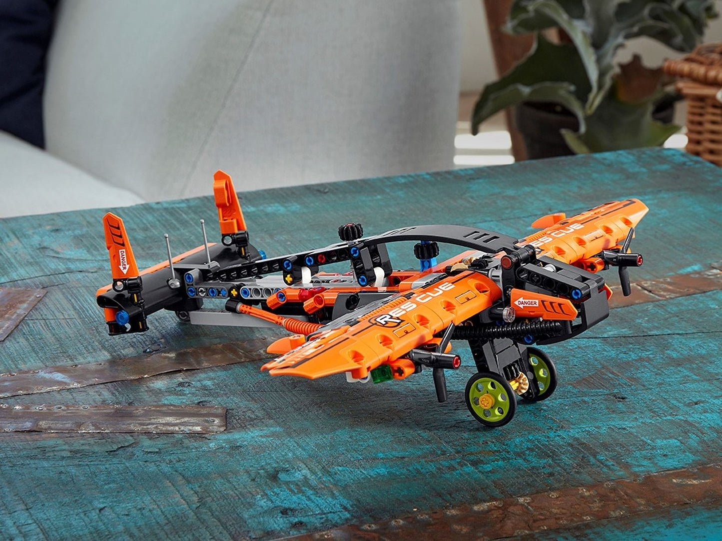 LEGO 42120 Rescue Hovercraft & Twin-Engine Aircraft Building Kit