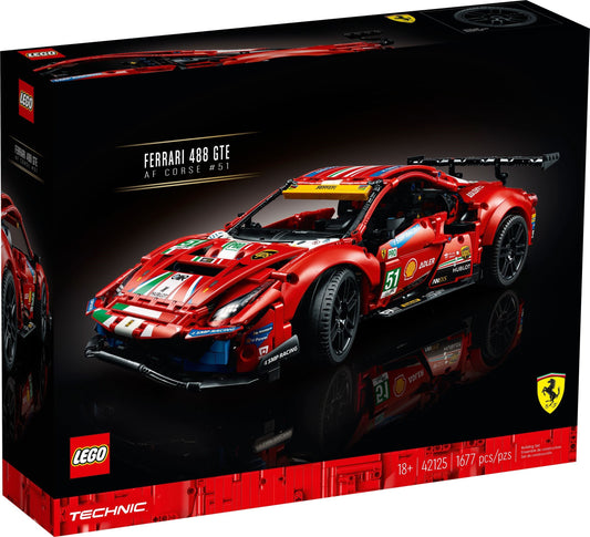 LEGO TECHNIC 42125 Ferrari 488 GTE ‘AF Corse #51’ - Auzzistore