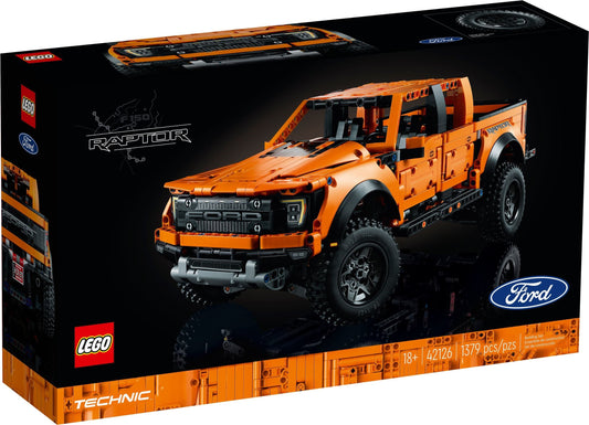 LEGO 42126 Ford F-150 Raptor Technic Truck Model Kit - Auzzistore