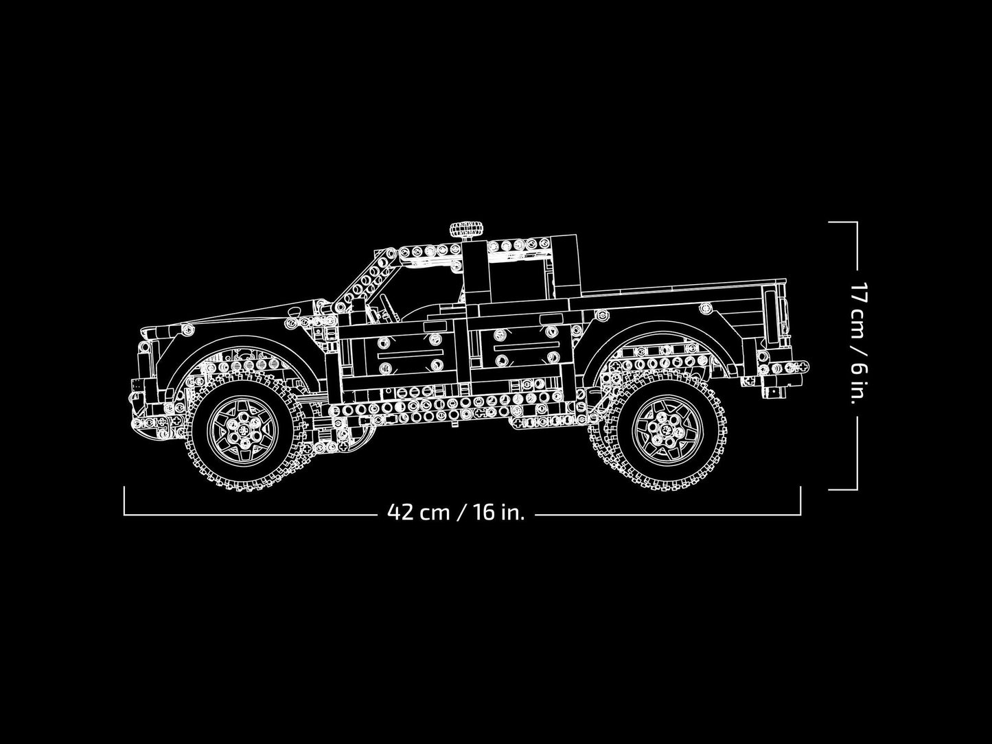 LEGO 42126 Ford F-150 Raptor Technic Truck Model Kit