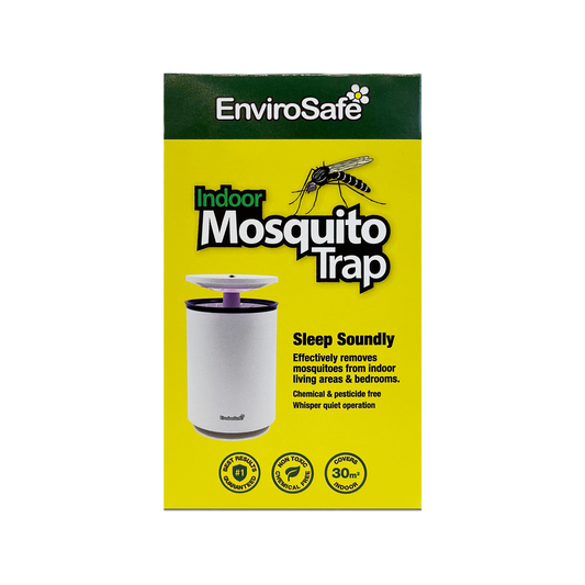 Envirosafe Indoor Mosquito Trap - 125mm x 215mm - Chemical Free - Quiet Operation - Auzzistore