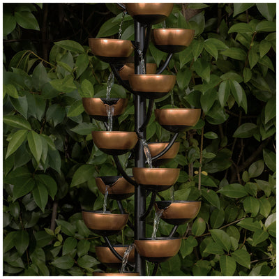 Bond Bloomington 31 Cup Cascading Fountain 1.65m Copper Brushed Bronze
