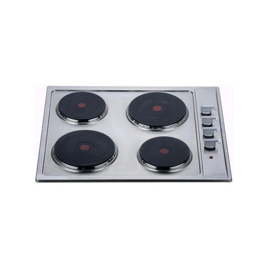 Bellini Electric Cooktop - 60cm - Stainless Steel - 4 Burner