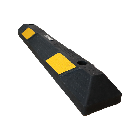 Builders Edge Safety Parking Kerb Wheel Stop - 900 x 150 x 100mm - Rubber - Reflective – view 2