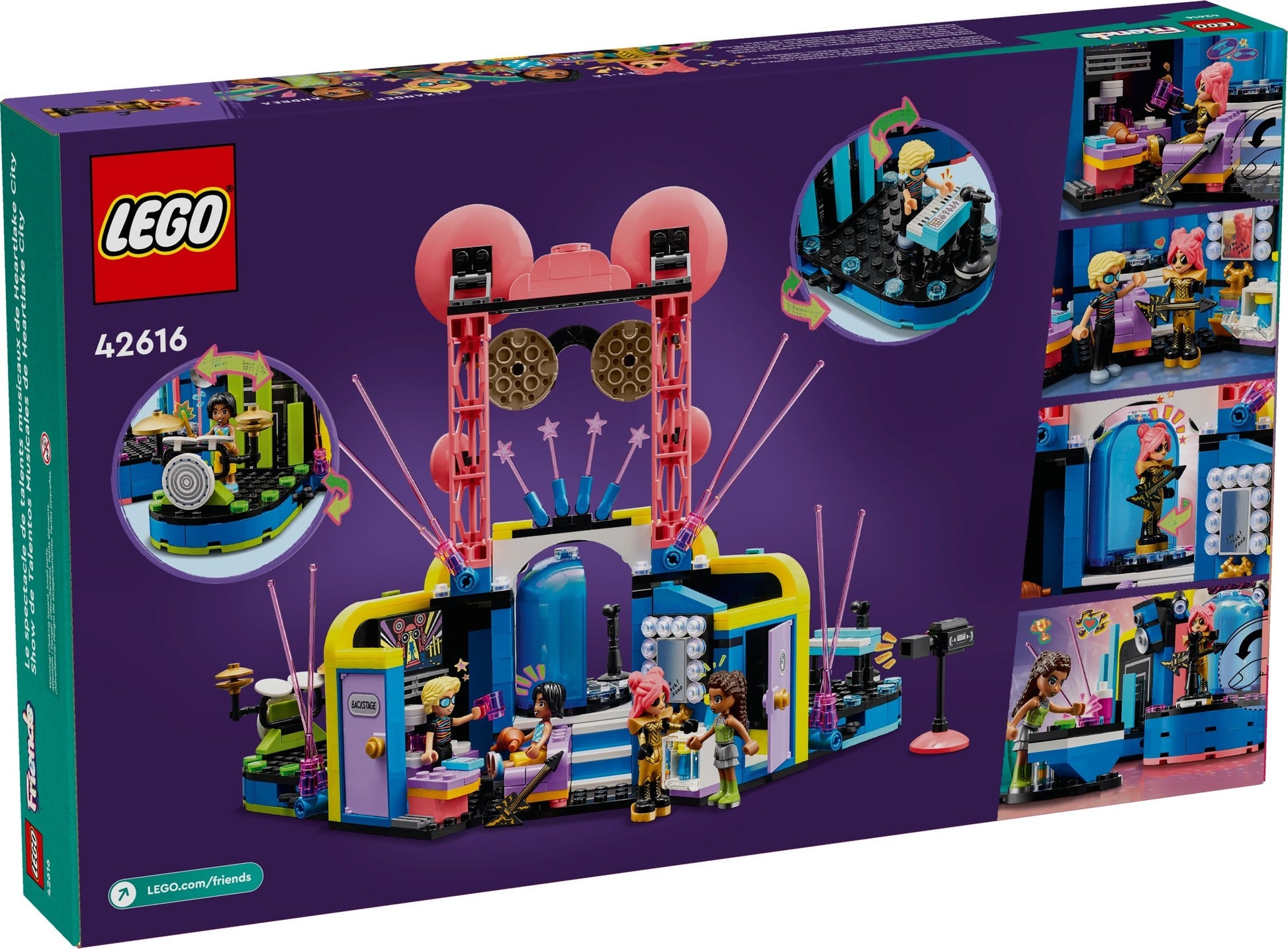 LEGO Friends Series 42616 Heartlake City Music Talent Show- Auzzi Store