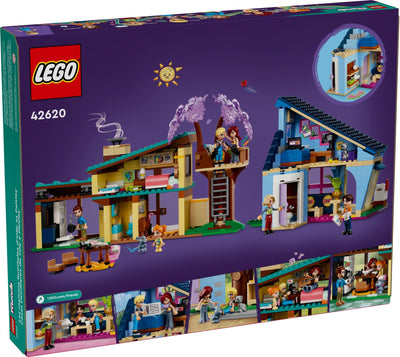 LEGO Friends Series 42620 Olly and Paisley's Family Houses