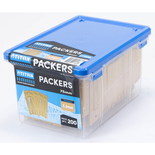 Titan Yellow Window Packers - 200 Piece - 75mm x 5mm - Durable & UV Stable – view 2 - Auzzistore