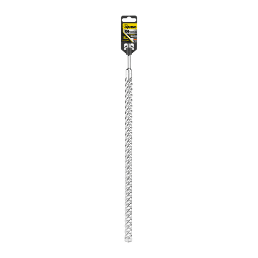Kango SDS Plus Drill Bit - 18mm x 450mm - Solid Carbide - Low Vibration - Auzzistore