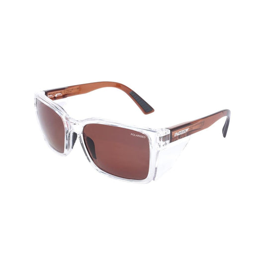 Uv Wrap Copper Polarised Safety Glasses 6206PC - 142mm x 48mm - UV Protection - Impact Resistant