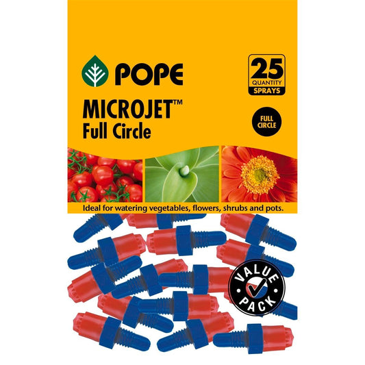 Pope Micro Full Circle Jet Spray 25 Pack Polypropylene 40 L/h Benefit - Auzzistore