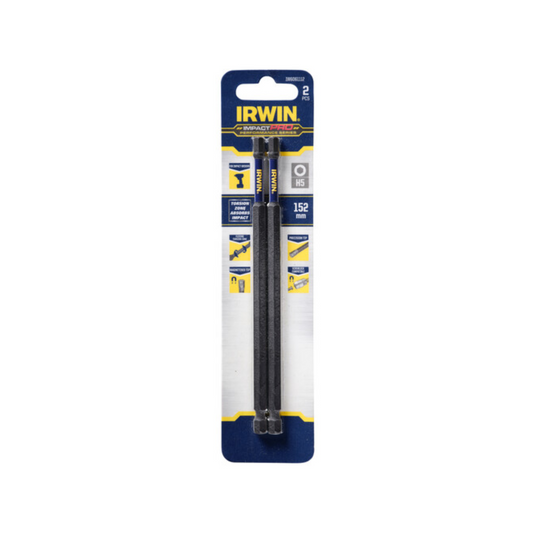 Irwin Impact Bits - 152mm - Magnetised - High Strength - 2 Pack - Auzzistore