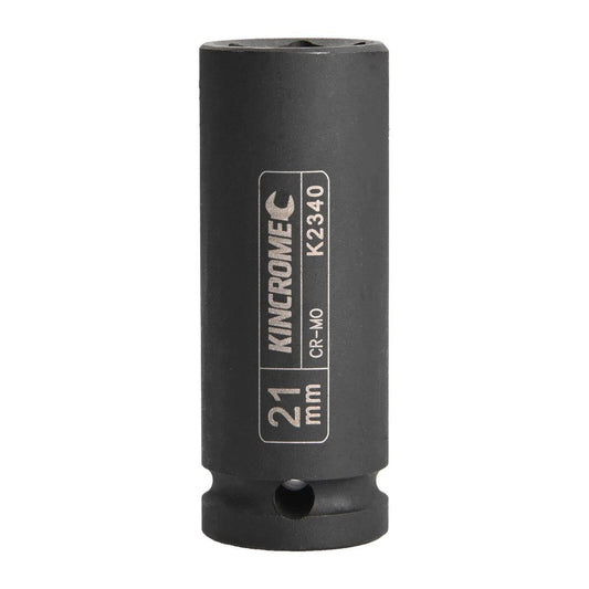 Kincrome 21mm Deep Impact Socket Cr-Mo Steel Rust Resistant 1 Piece - Auzzistore