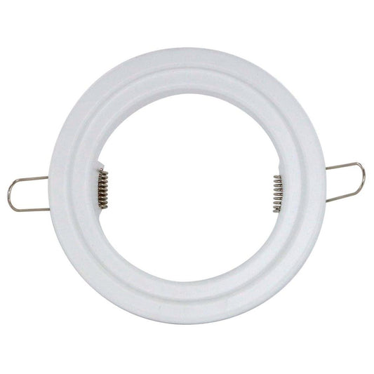 HPM Downlight Extension Plate 130mm Metal White Easy Install