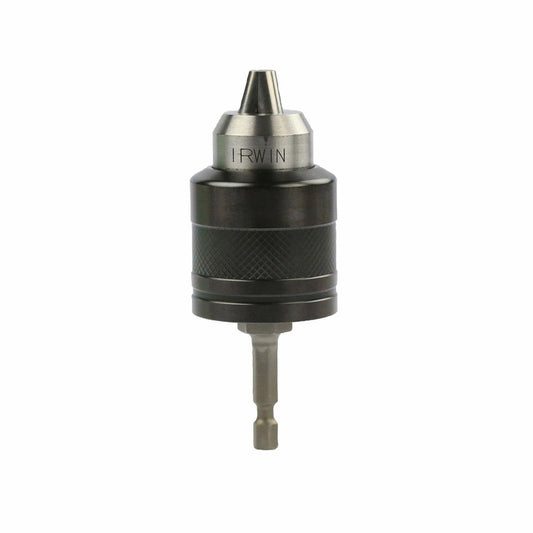 Irwin Impact Pro Keyless Chuck - 1/4 Inch Hex - All Metal - 10mm Compatible