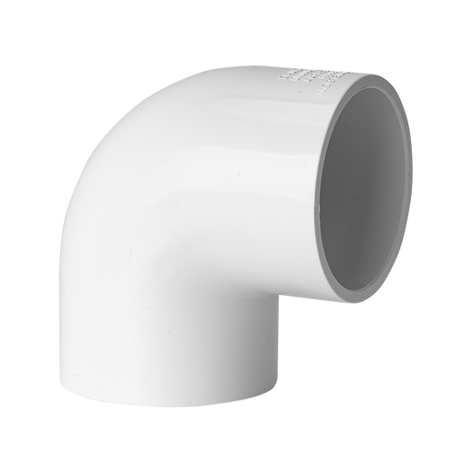 Holman PVC Elbow - 50mm x 90° - Solvent Welded - Pressure Pipe - Auzzistore