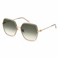 Furla Women’s Sunglasses SFU628 0376 Rose Gold Green Gradient Stylish